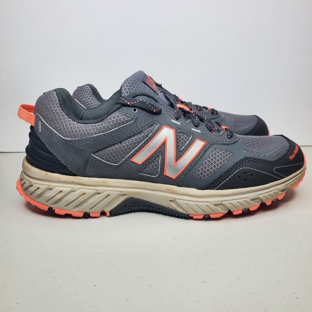 New Balance Women's 510v4 Trail Running Shoes, Gray Pink Size 9.5 D Wide